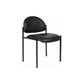 black side chair no arms